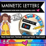 Magnetic Letters . Spelling or Sight Word Work for ANY Words . Use All Year .