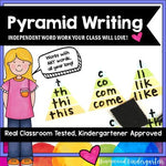 Pyramid Writing . Spelling or Sight Word Work for ANY Words . Use All Year .