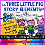 Three Little Pigs Story Element Journals ... pages for 10 story variations!