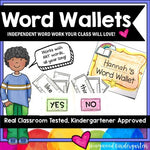 Word Wallets . Spelling or Sight Word Work for ANY Words . Use All Year .