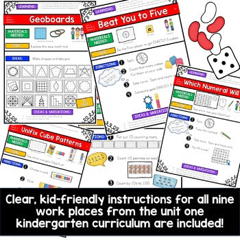 Workplaces Instructions to go w/ Unit 1 for Kindergarten – HOWYWOOD ...